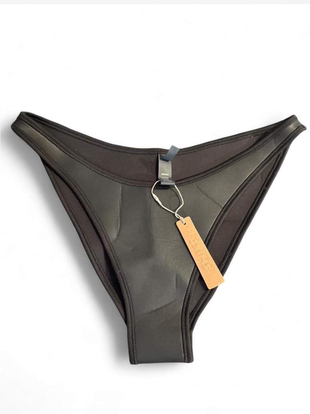 SKIMS Black Bikini Bottoms Surfer style NWT